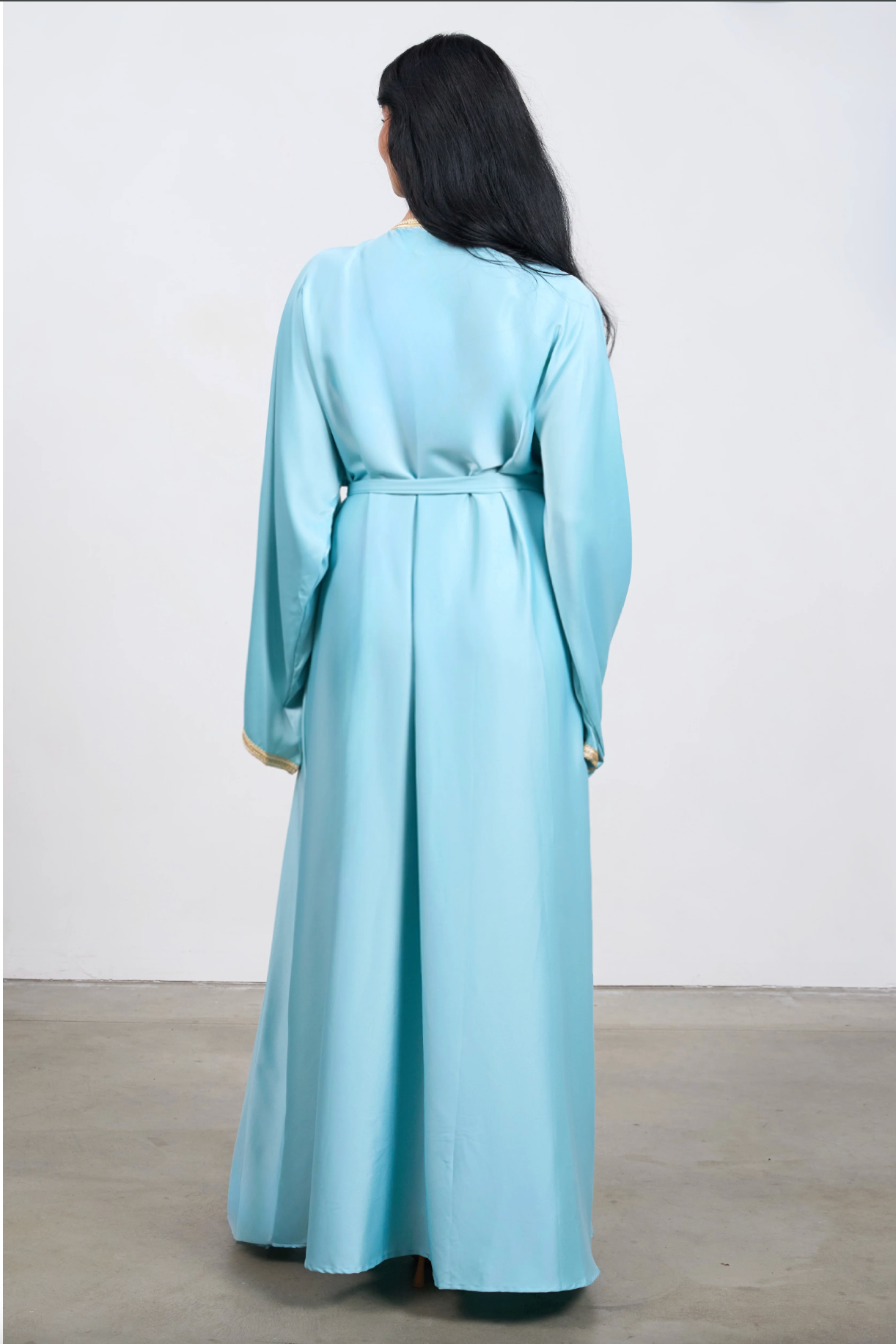 Pearl Kaftan Dress - Blue